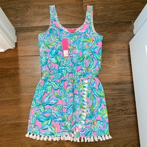 Lilly Pulitzer Pelican Pink Romper Size Small.